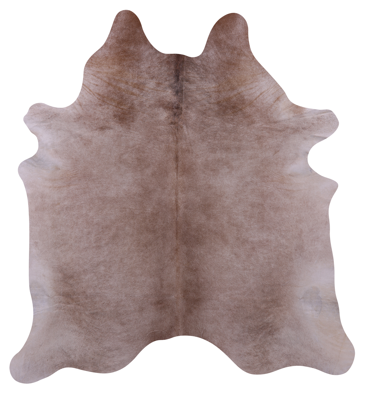 Beige Natural Cowhide Rug - X-Large 7' 4"H x 6' 7"W