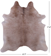 Thumbnail for Beige Natural Cowhide Rug - X-Large 7' 4