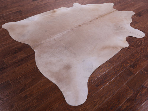 Beige Natural Cowhide Rug - XX-Large 7' 10