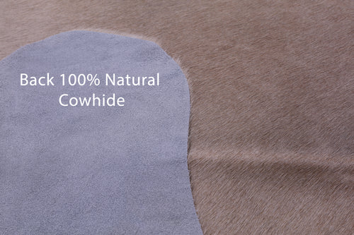 Beige Natural Cowhide Rug - XX-Large 7' 10