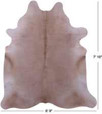 Thumbnail for Beige Natural Cowhide Rug - XX-Large 7' 10