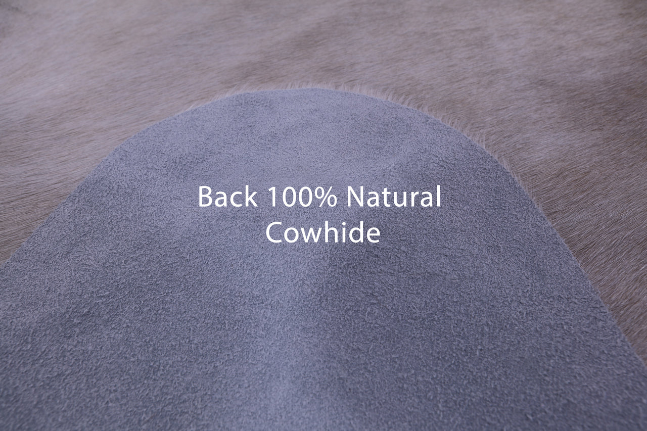 Beige Natural Cowhide Rug - XX-Large 7' 8"H x 6' 7"W