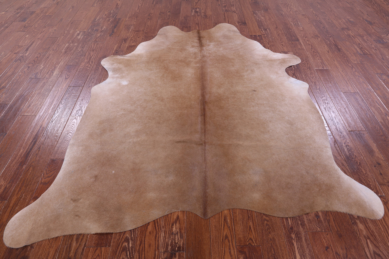 Light Brown Natural Cowhide Rug - XX-Large 7' 9"H x 6' 8"W