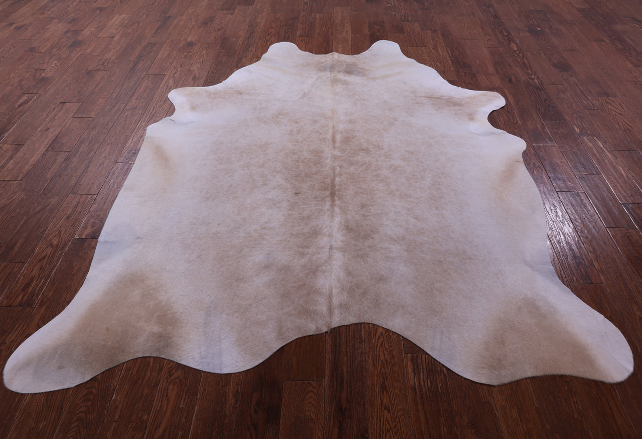 Beige Natural Cowhide Rug - XX-Large 8' 1"H x 6' 7"W