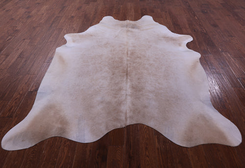 Beige Natural Cowhide Rug - XX-Large 8' 1