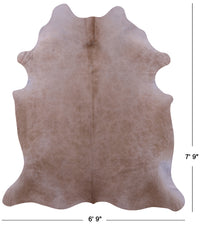 Thumbnail for Light Brown Natural Cowhide Rug - XX-Large 7' 9