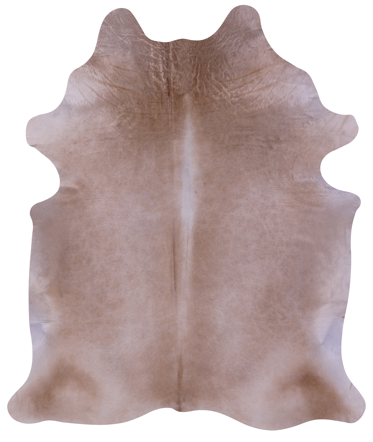 Beige Natural Cowhide Rug - XX-Large 7' 10"H x 6' 6"W