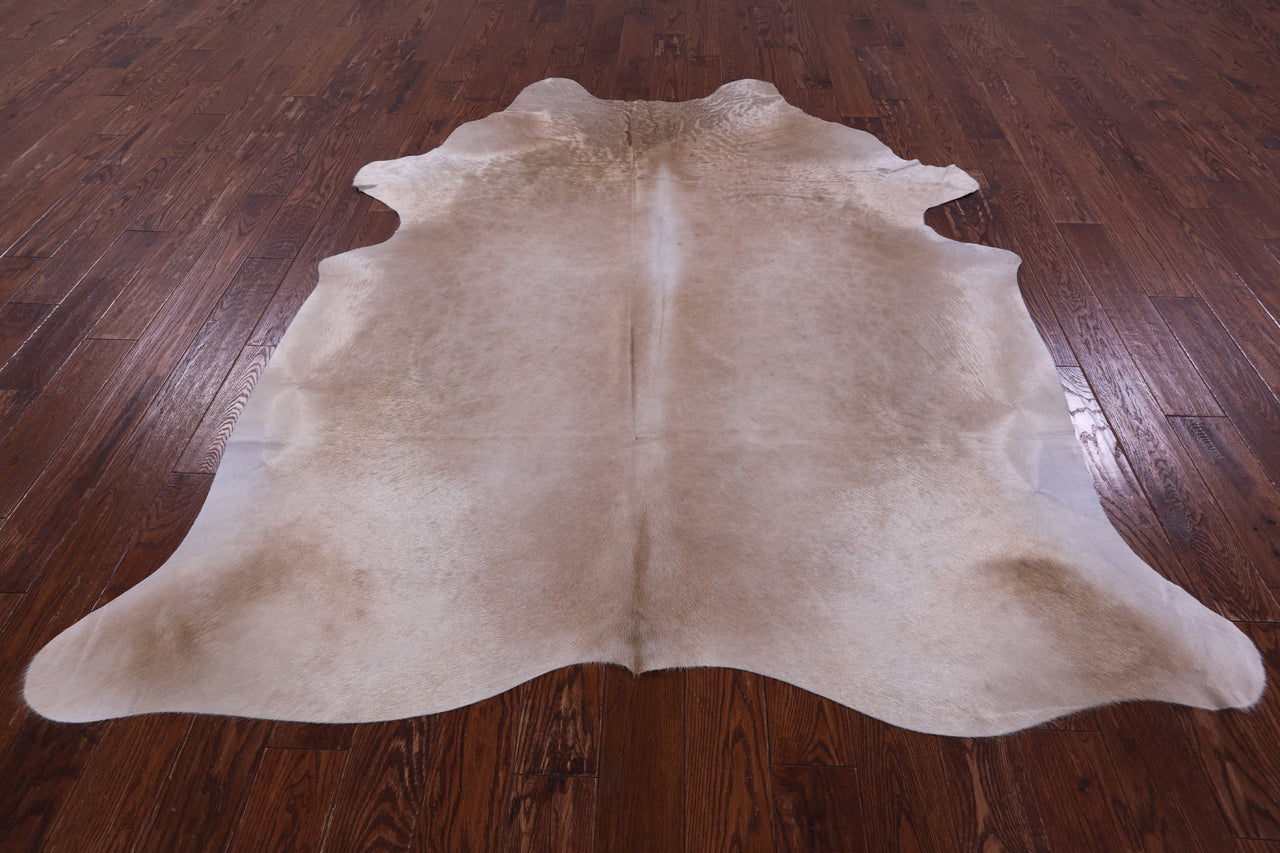 Beige Natural Cowhide Rug - XX-Large 7' 10"H x 6' 6"W