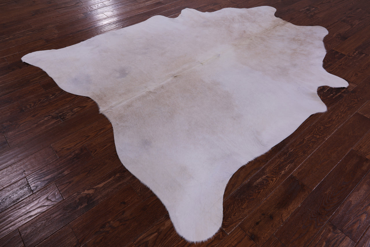 Beige Natural Cowhide Rug - XX-Large 8' 0"H x 6' 9"W