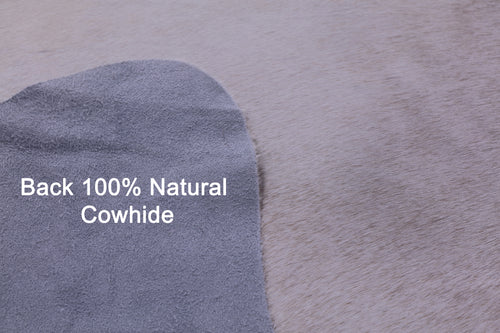 Beige Natural Cowhide Rug - X-Large 7' 5