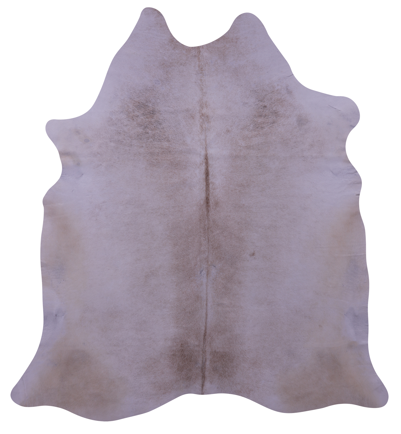 Beige Natural Cowhide Rug - X-Large 7' 5"H x 6' 8"W