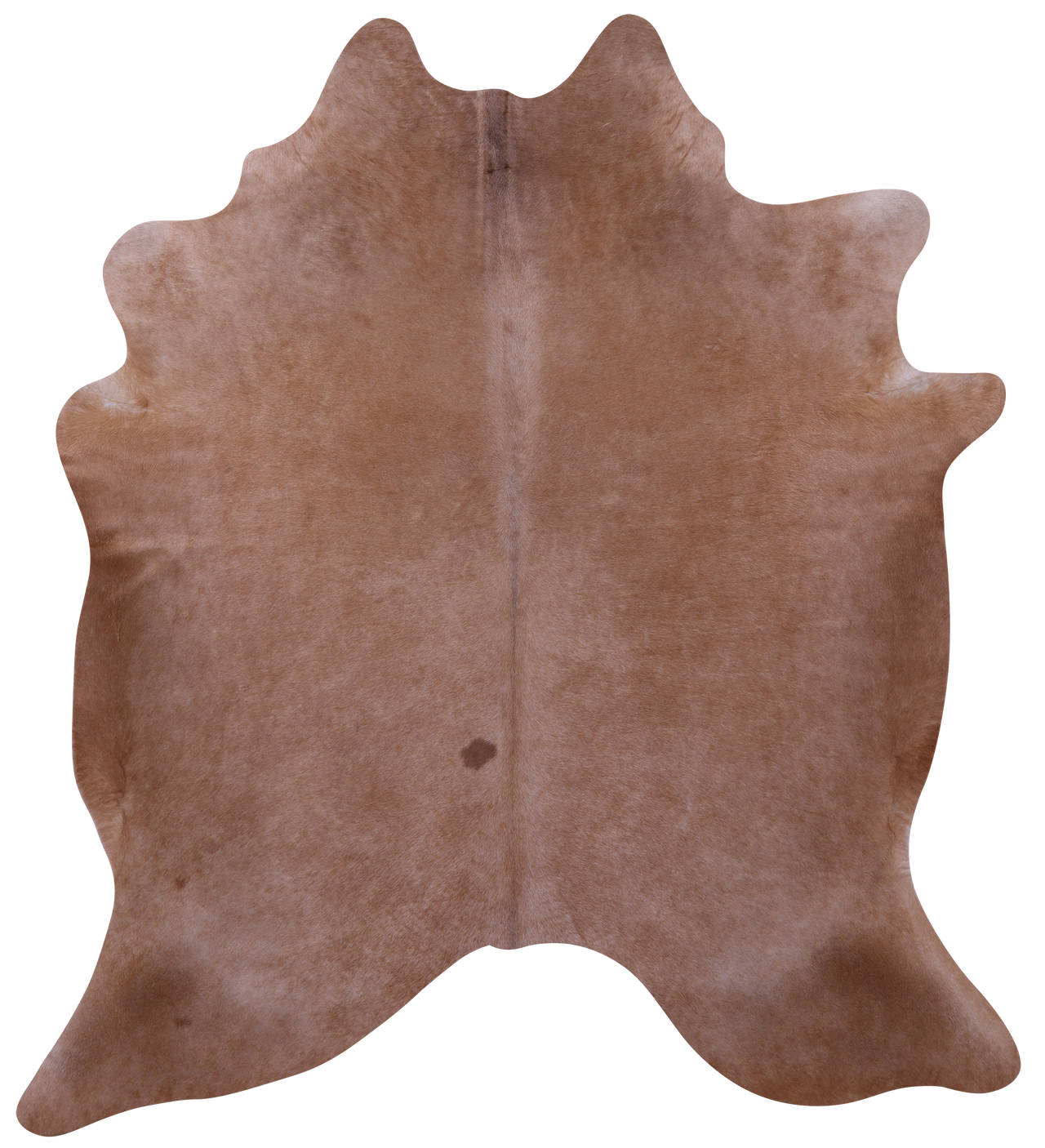 Light Brown Natural Cowhide Rug - X-Large 7' 4"H x 6' 5"W