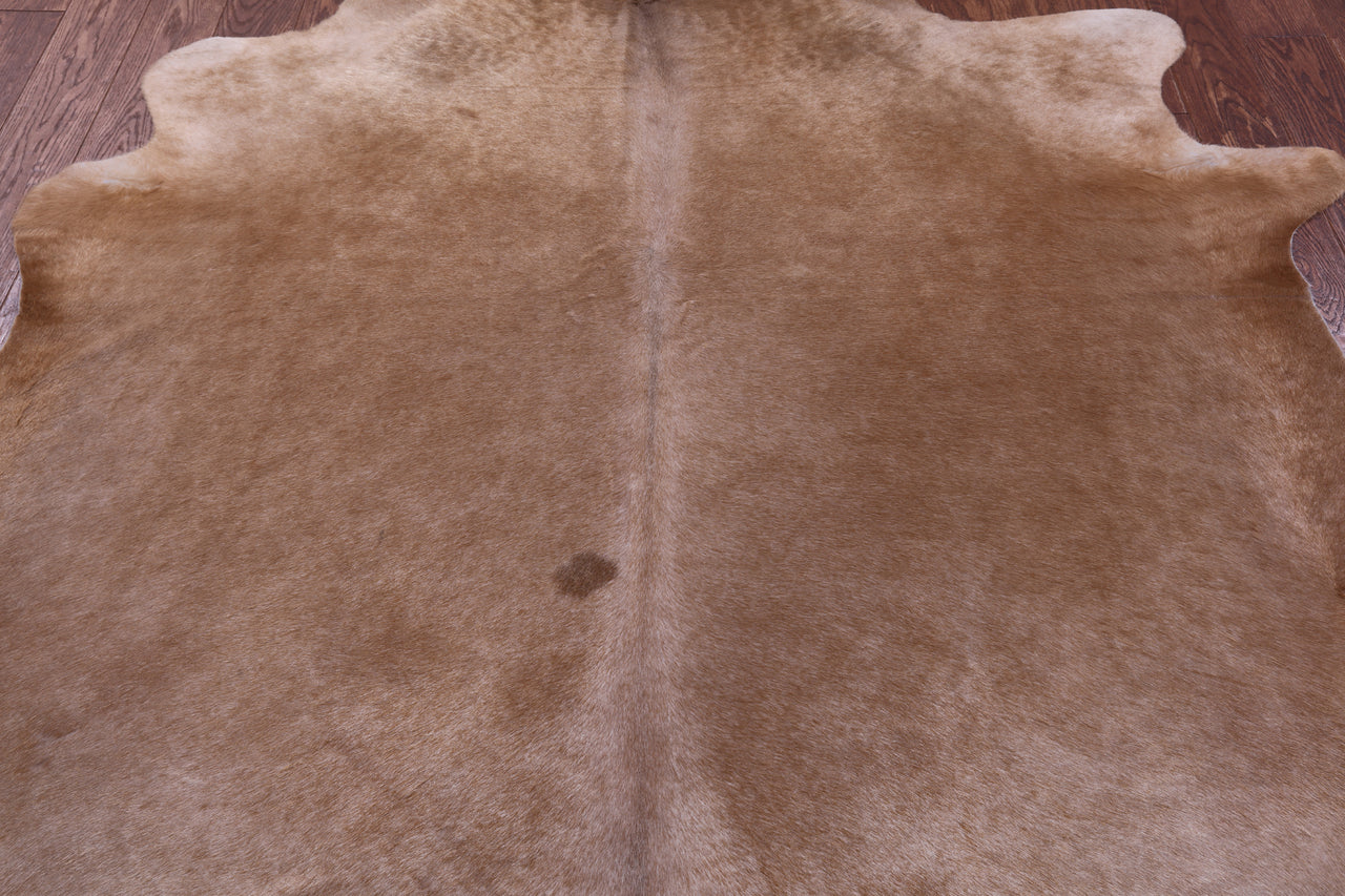 Light Brown Natural Cowhide Rug - X-Large 7' 4"H x 6' 5"W