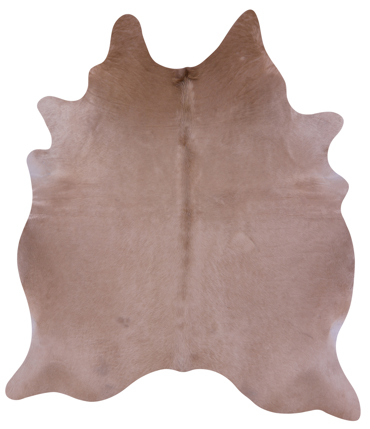 Light Brown Natural Cowhide Rug - X-Large 7' 1"H x 6' 1"W