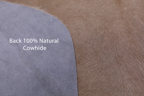 Beige Natural Cowhide Rug - X-Large 7' 7