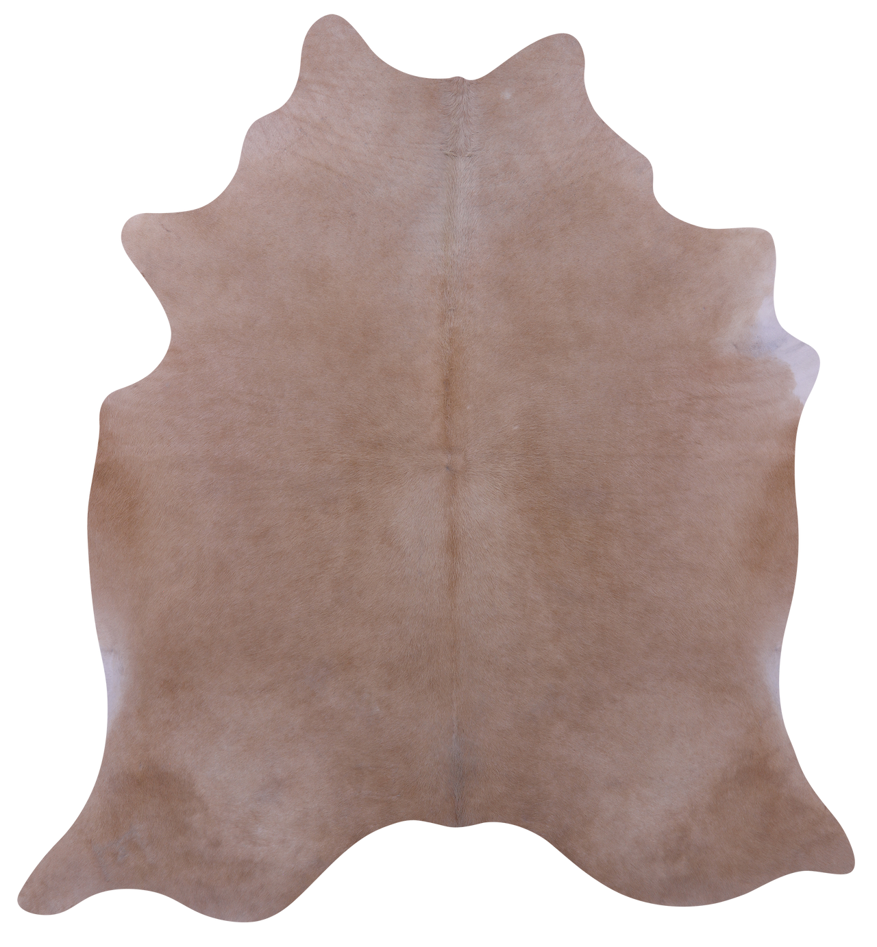 Beige Natural Cowhide Rug - X-Large 7' 7"H x 6' 10"W