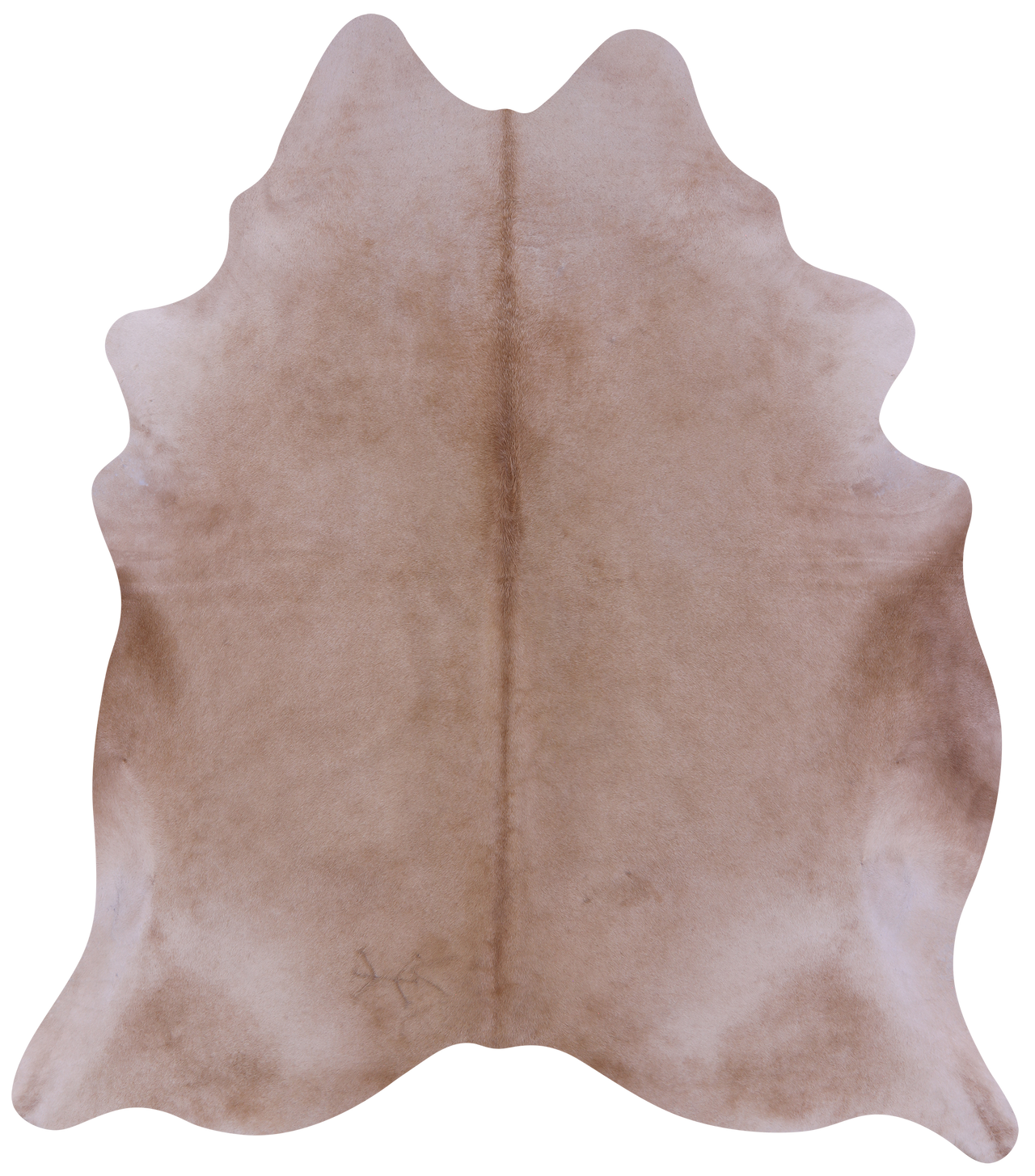 Beige Natural Cowhide Rug - X-Large 7' 4"H x 6' 4"W