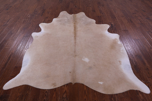Beige Natural Cowhide Rug - X-Large 7' 4