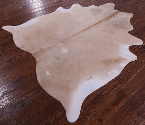 Beige Natural Cowhide Rug - X-Large 7' 4