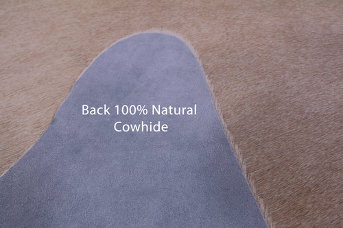 Beige Natural Cowhide Rug - X-Large 7' 4