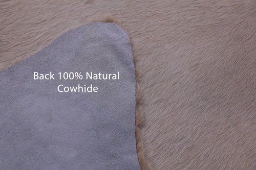 Beige Natural Cowhide Rug - X-Large 7' 5