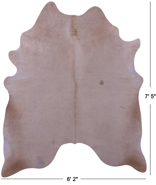 Beige Natural Cowhide Rug - X-Large 7' 5