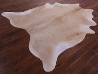 Thumbnail for Beige Natural Cowhide Rug - X-Large 7' 3