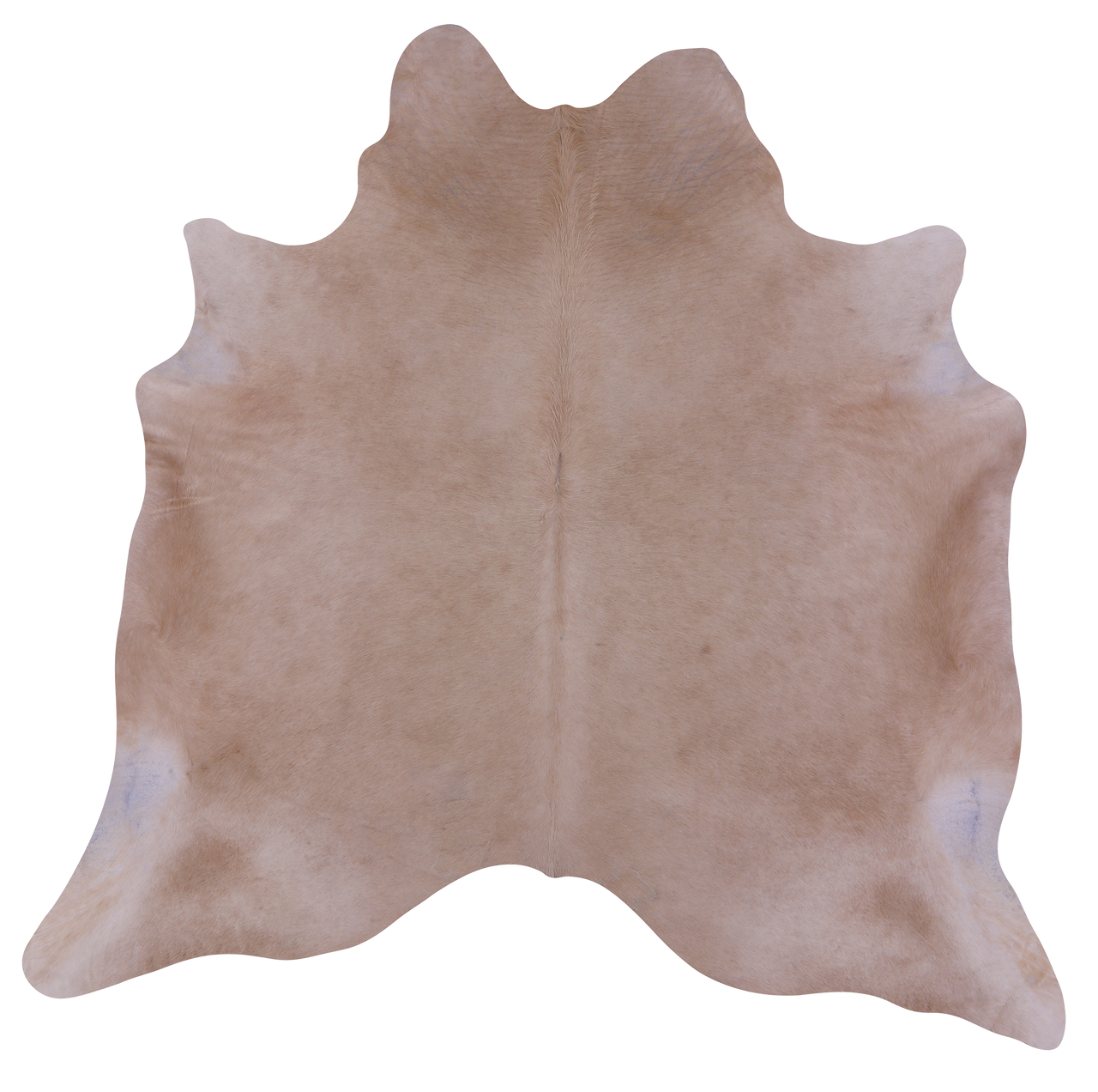 Beige Natural Cowhide Rug - Large 6' 8"H x 7' 0"W