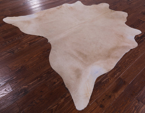 Beige Natural Cowhide Rug - Large 6' 8