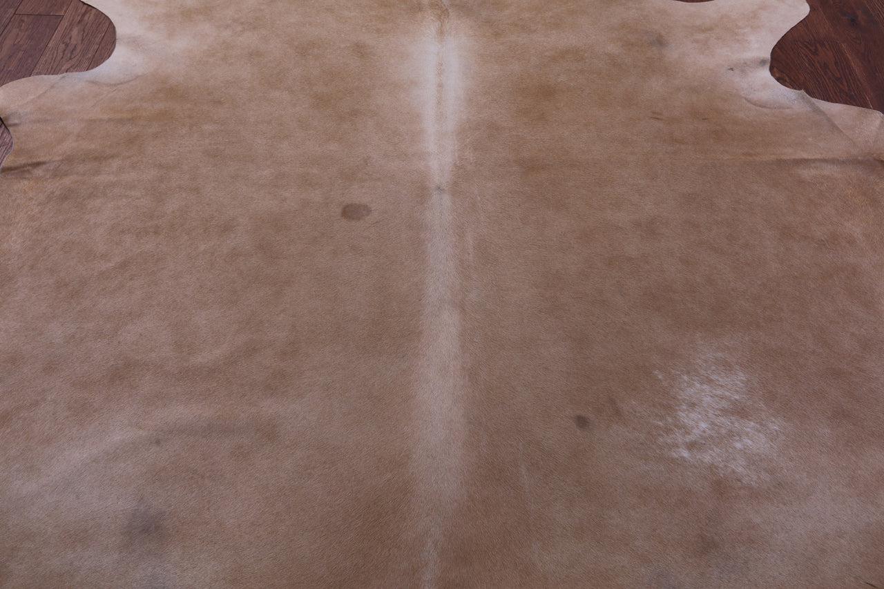 Beige Natural Cowhide Rug - XX-Large 8' 5"H x 7' 6"W