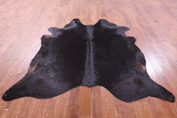 Thumbnail for Black Natural Cowhide Rug - Large 6' 7