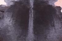 Thumbnail for Black Natural Cowhide Rug - Large 6' 7