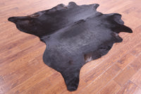 Thumbnail for Black Natural Cowhide Rug - Large 6' 7