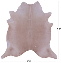 Thumbnail for Beige Natural Cowhide Rug - X-Large 7' 1