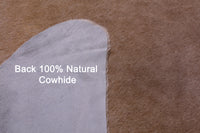 Thumbnail for Light Brown Natural Cowhide Rug - Large 6' 10