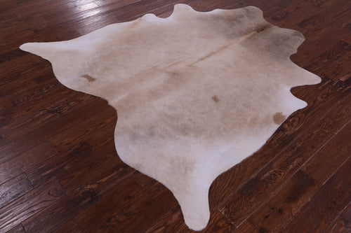 Beige Natural Cowhide Rug - Large 6' 9