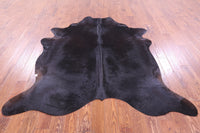 Thumbnail for Black Natural Cowhide Rug - Large 6' 7