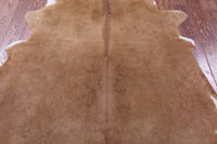 Thumbnail for Light Brown Natural Cowhide Rug - Large 6' 10