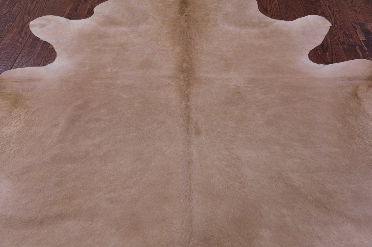 Beige Natural Cowhide Rug - XX-Large 8' 2"H x 7' 3"W