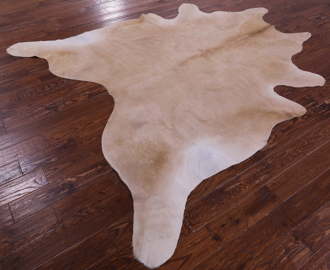 Beige Natural Cowhide Rug - XX-Large 8' 2"H x 7' 3"W