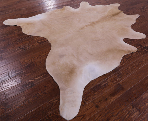 Beige Natural Cowhide Rug - XX-Large 8' 2