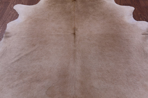 Beige Natural Cowhide Rug - XX-Large 7' 10