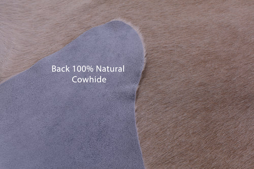 Beige Natural Cowhide Rug - XX-Large 7' 10