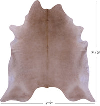 Thumbnail for Beige Natural Cowhide Rug - XX-Large 7' 10