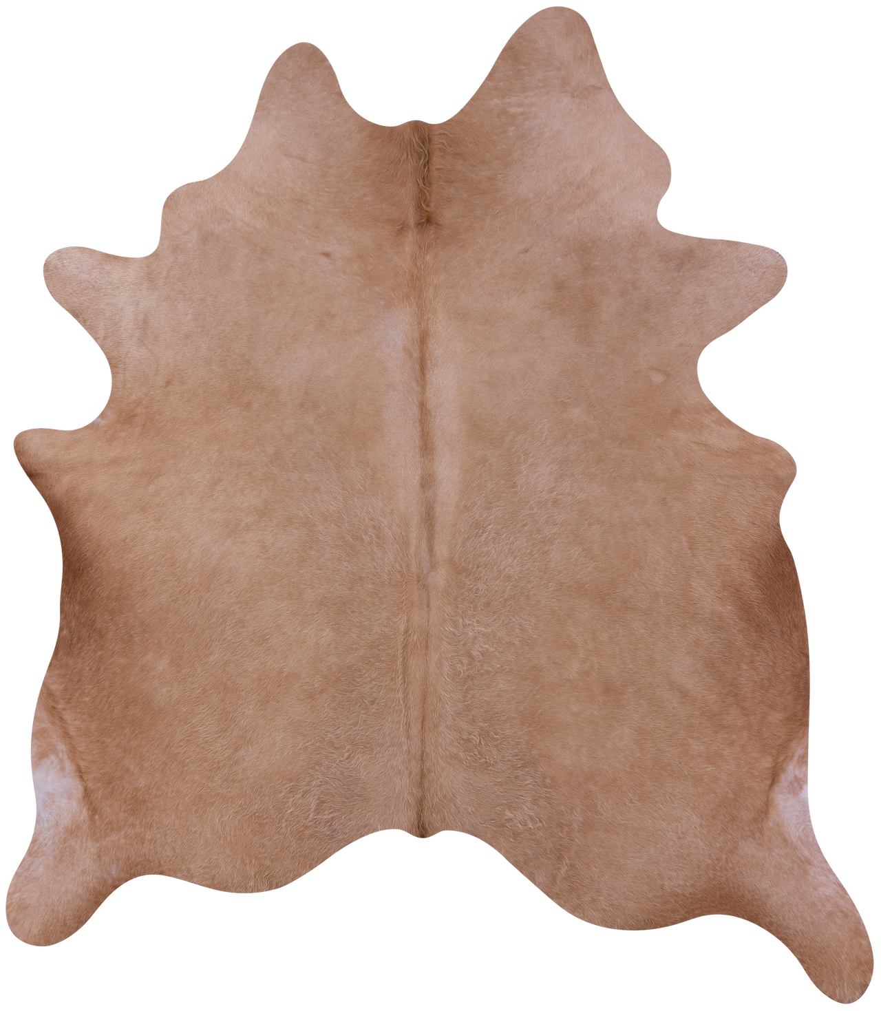 Beige Natural Cowhide Rug - XX-Large 8' 0"H x 6' 10"W