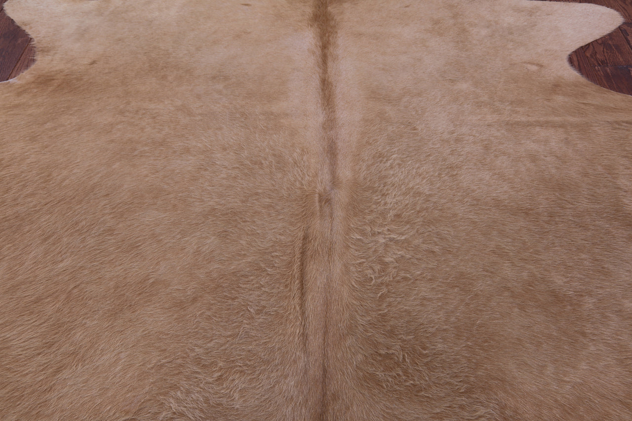 Beige Natural Cowhide Rug - XX-Large 8' 0"H x 6' 10"W