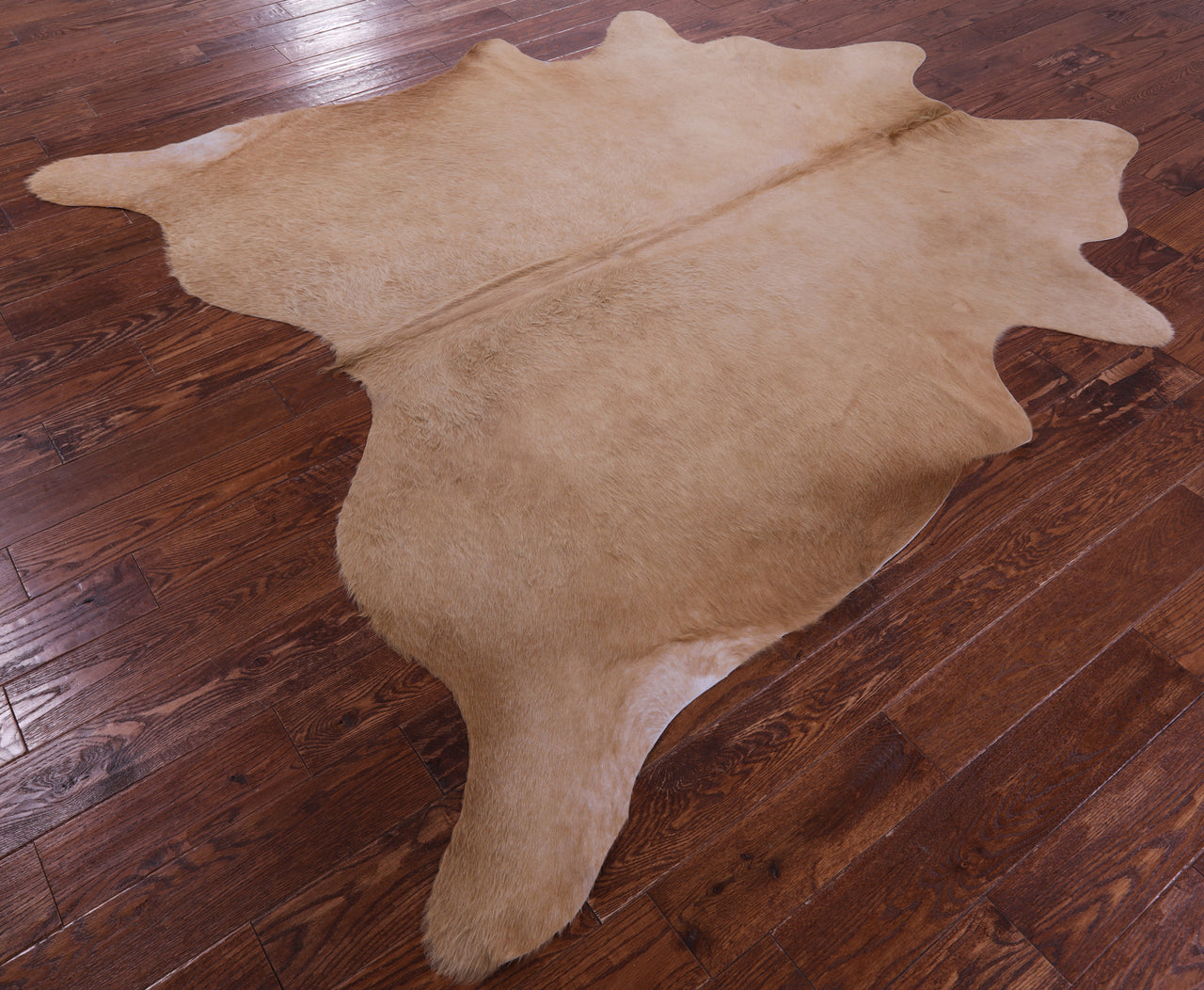 Beige Natural Cowhide Rug - XX-Large 8' 0"H x 6' 10"W