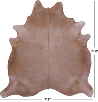 Thumbnail for Beige Natural Cowhide Rug - XX-Large 8' 0