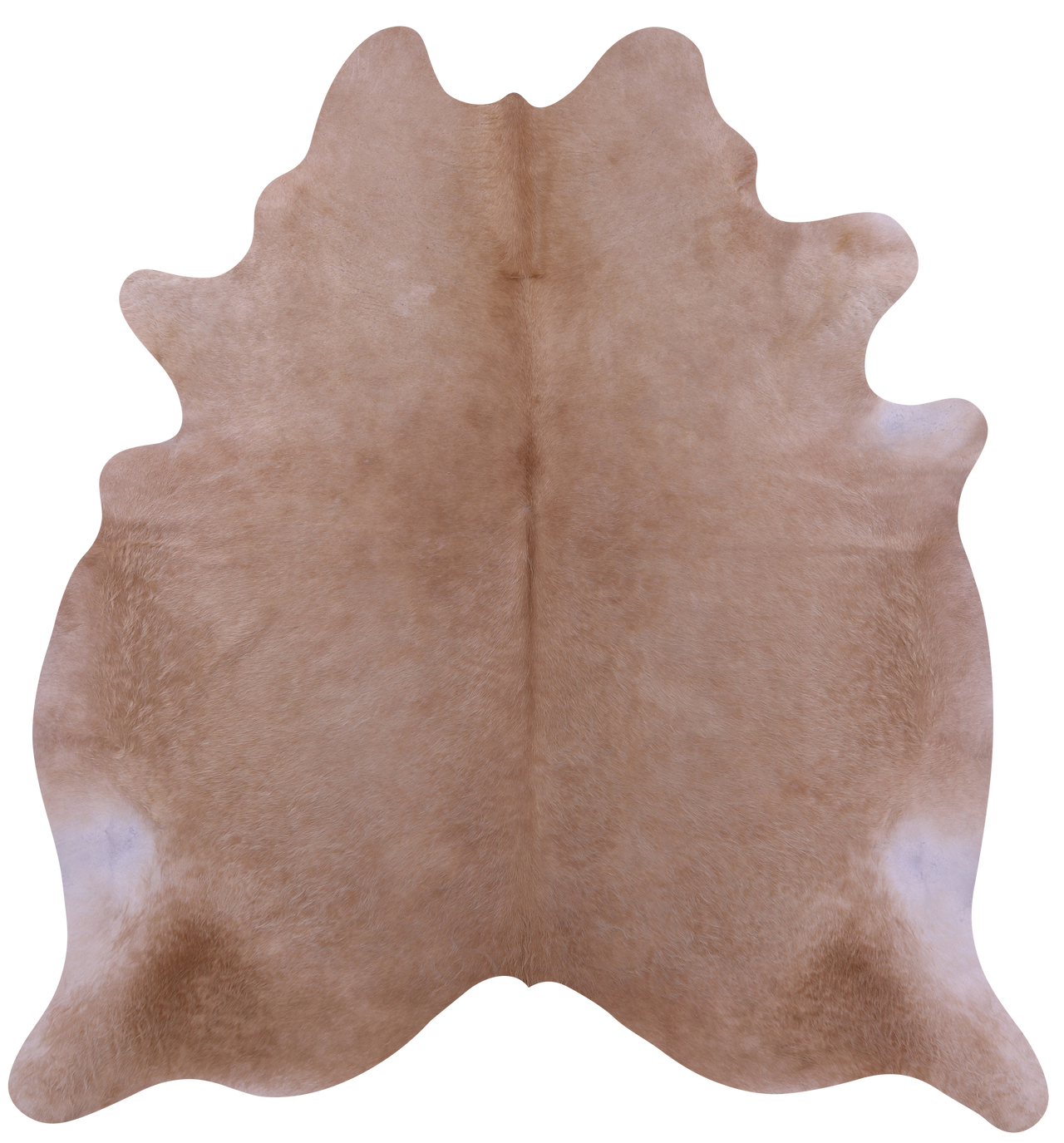 Beige Natural Cowhide Rug - X-Large 7' 5"H x 6' 10"W