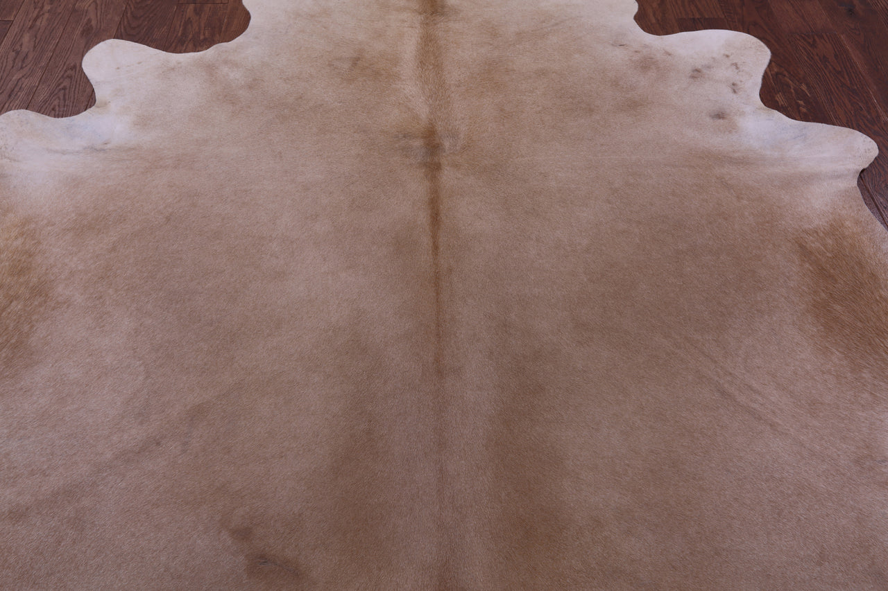 Beige Natural Cowhide Rug - XX-Large 8' 5"H x 6' 10"W